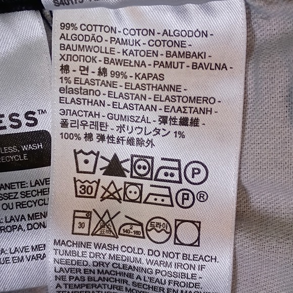 Levis 541 Athletic Fit Black Dark Wash Jeans Men's W36 L30 Fits 38x28 - Picture 10 of 13